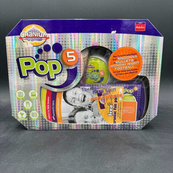 Cranium Pop 5 Pop Culture Board Game Complete - Picture 1 of 10